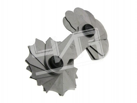 Набор шаблонов радиусных №3 (R 7-25мм) КЛБ